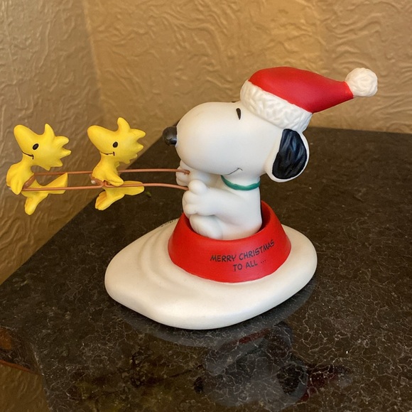 Hallmark Keepsakes 2000 Peanuts Gallery Numbered Edition Jolly Holidays Snoopy - Picture 1 of 7